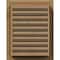 Ekena Millwork Vertical Gable Vent Functional, Western Red Cedar Gable Vent w/ 1" x 4" Flat Trim Frame, 16"W x 20"H GVWVE16X2001RFUWR - alternate 5